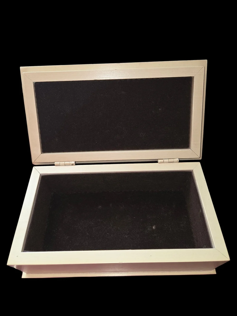 Vintage Hand Painted Jasper Cabinet Jewelry Box 9